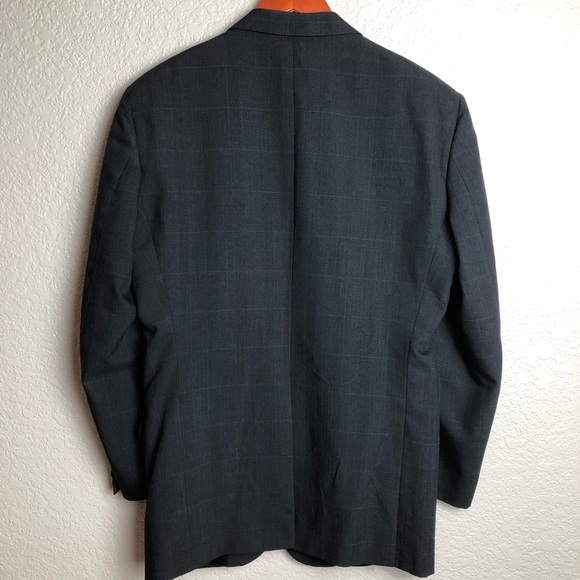 Vintage Burberry Sport Coat Navy 40L - Picture 2 of 10